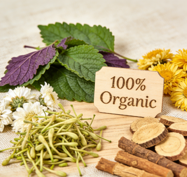 Guardian Roots herbal tea prepared warm in a cup